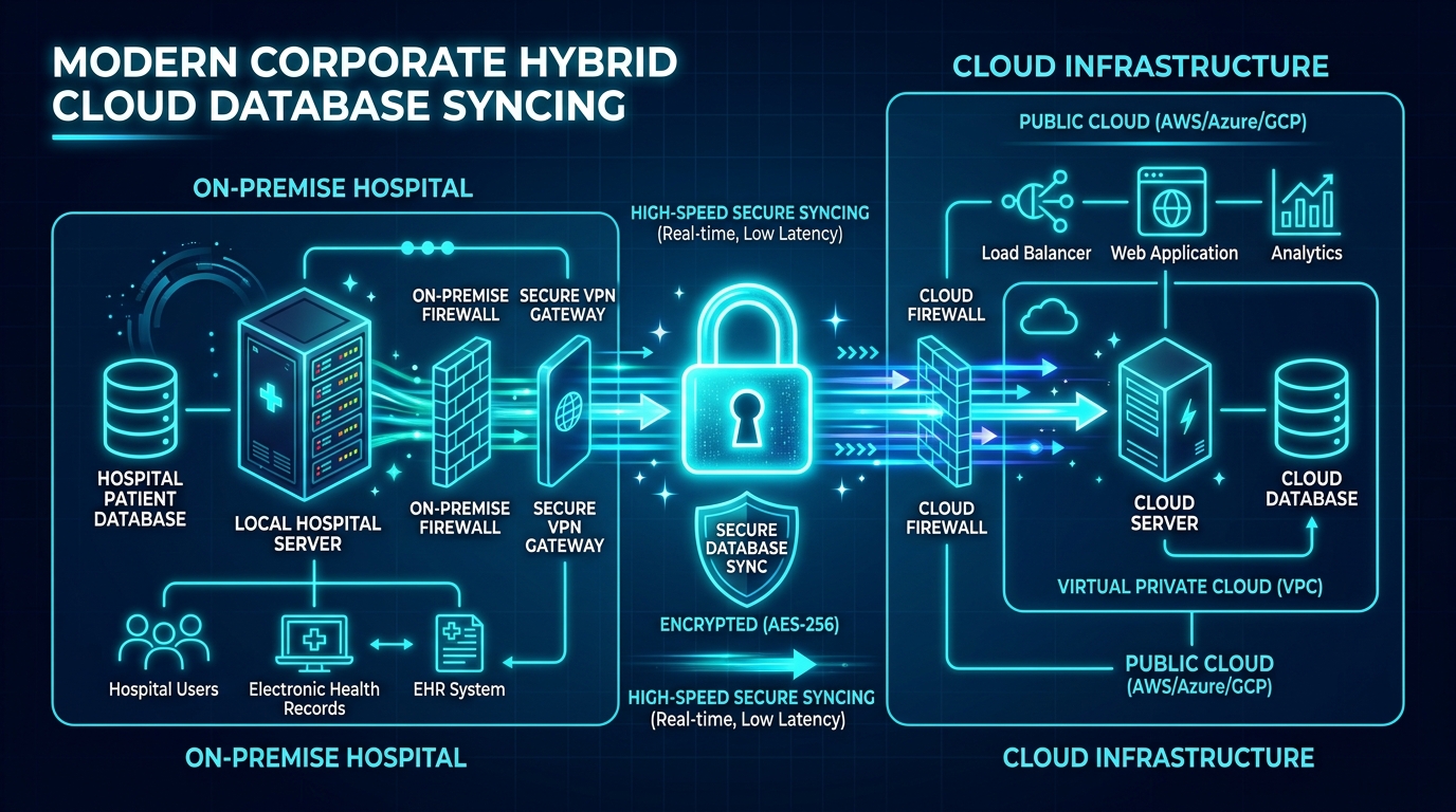 Premium Database Syncing Diagram